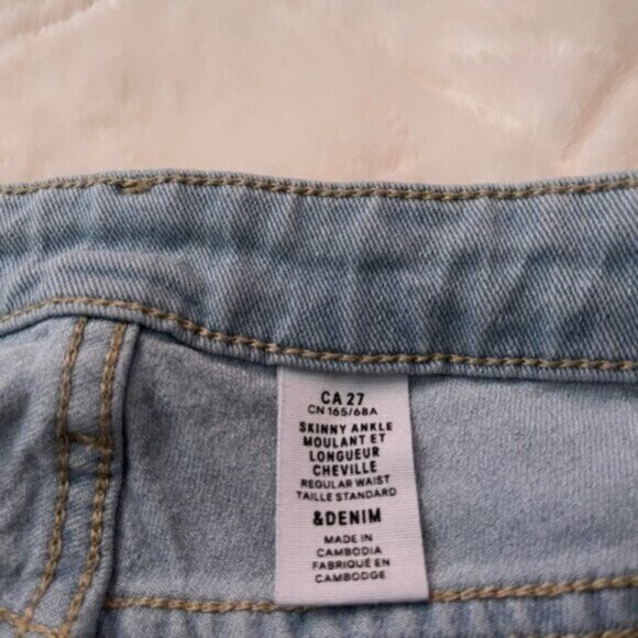 27 Skinny Ankle Blue Jeans - Picture 7 of 11